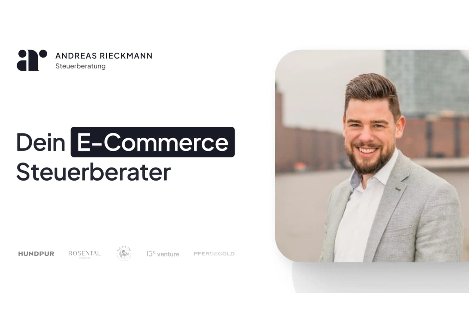 Andreas Rieckmann, Steuerberater für E-Commerce